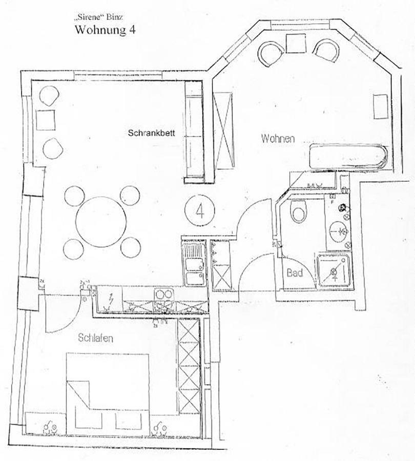 Villa Sirene Whg 4 Koenigsstuhl - 5 Sterne Binz Exterior photo